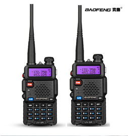 UV 5R Walkie Talkie /  Handheld Dual Band Walkie Talkie VHF / UHF136-174Mhz 400-520Mhz
